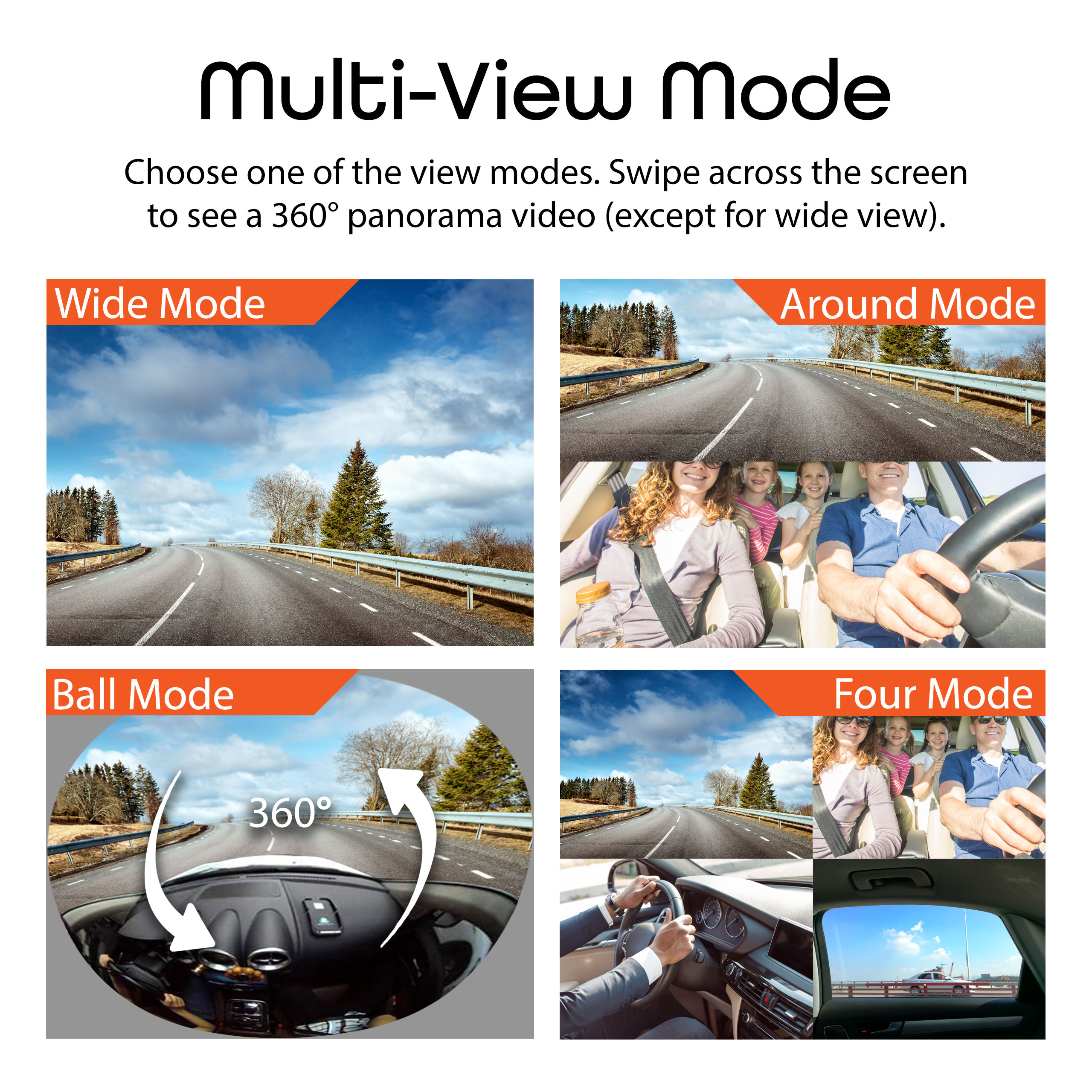 Rexing V360 Dual Channel Dashboard Camera Recorder Car Dash Cam with Rear Camera
