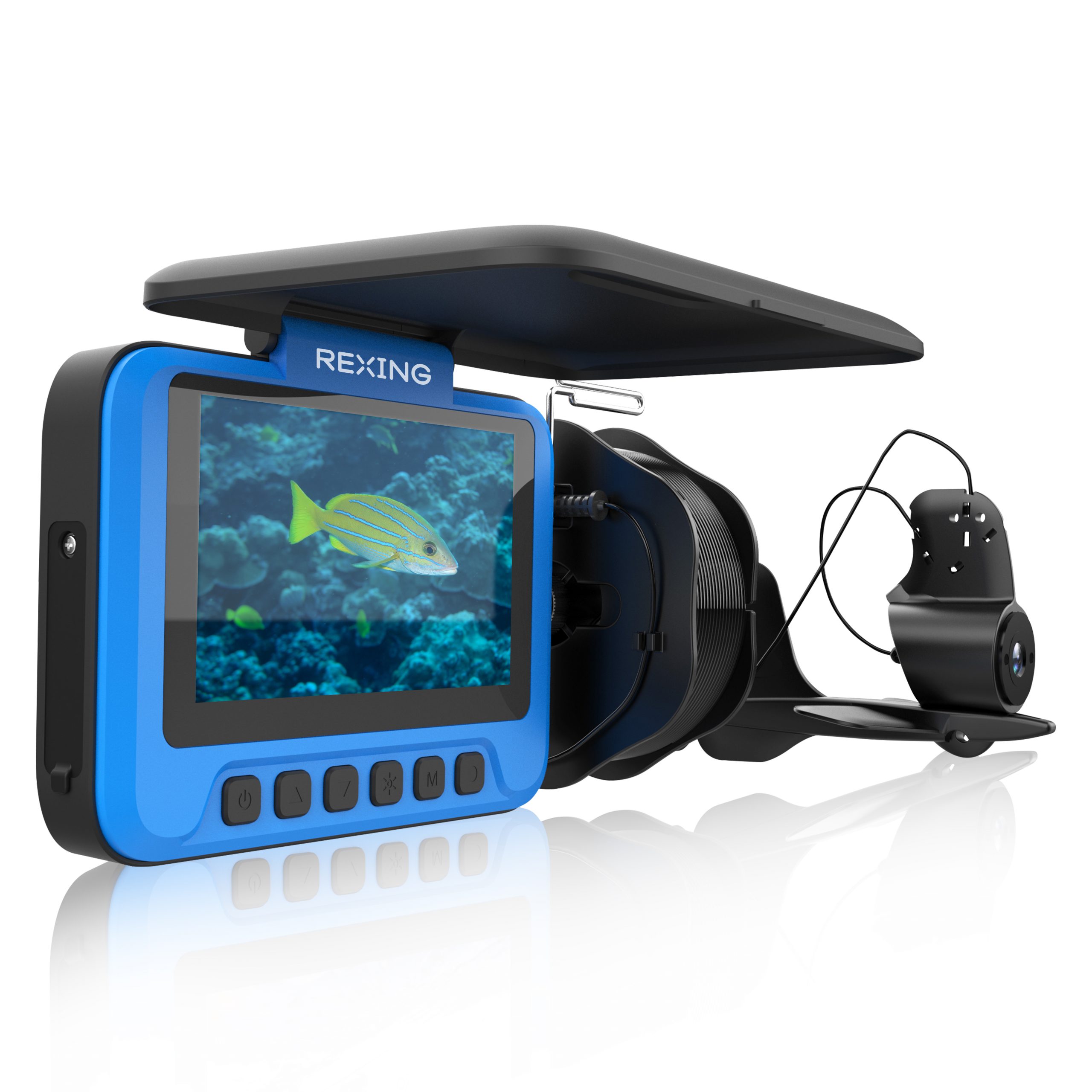 Rexing FC1 Underwater Fishing Camera w/ Winding Spool 720p@30fps HD Video Recording