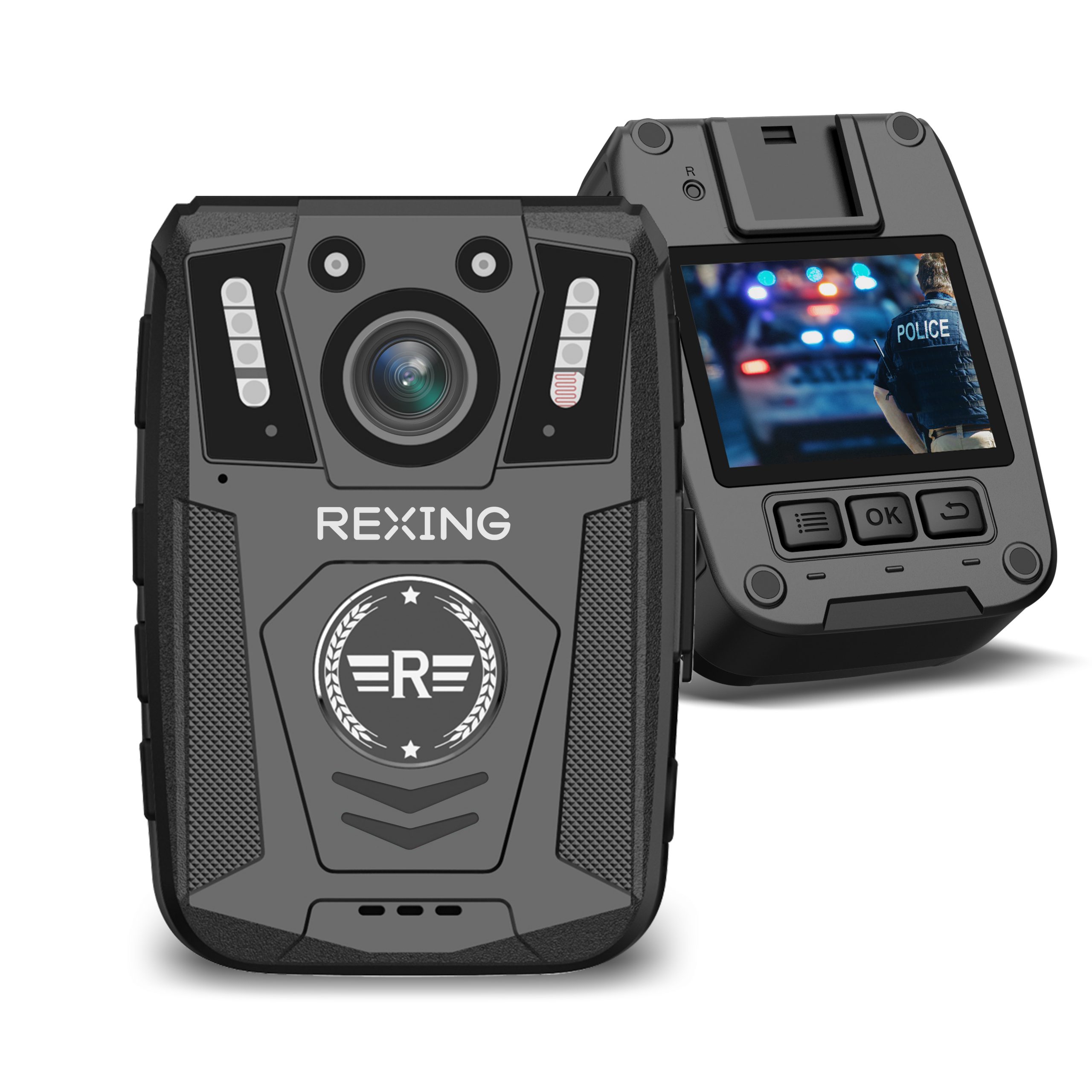 Rexing P2 FHD Body Camera 1080p Full HD With Type-C Port - 5pcs Bundle